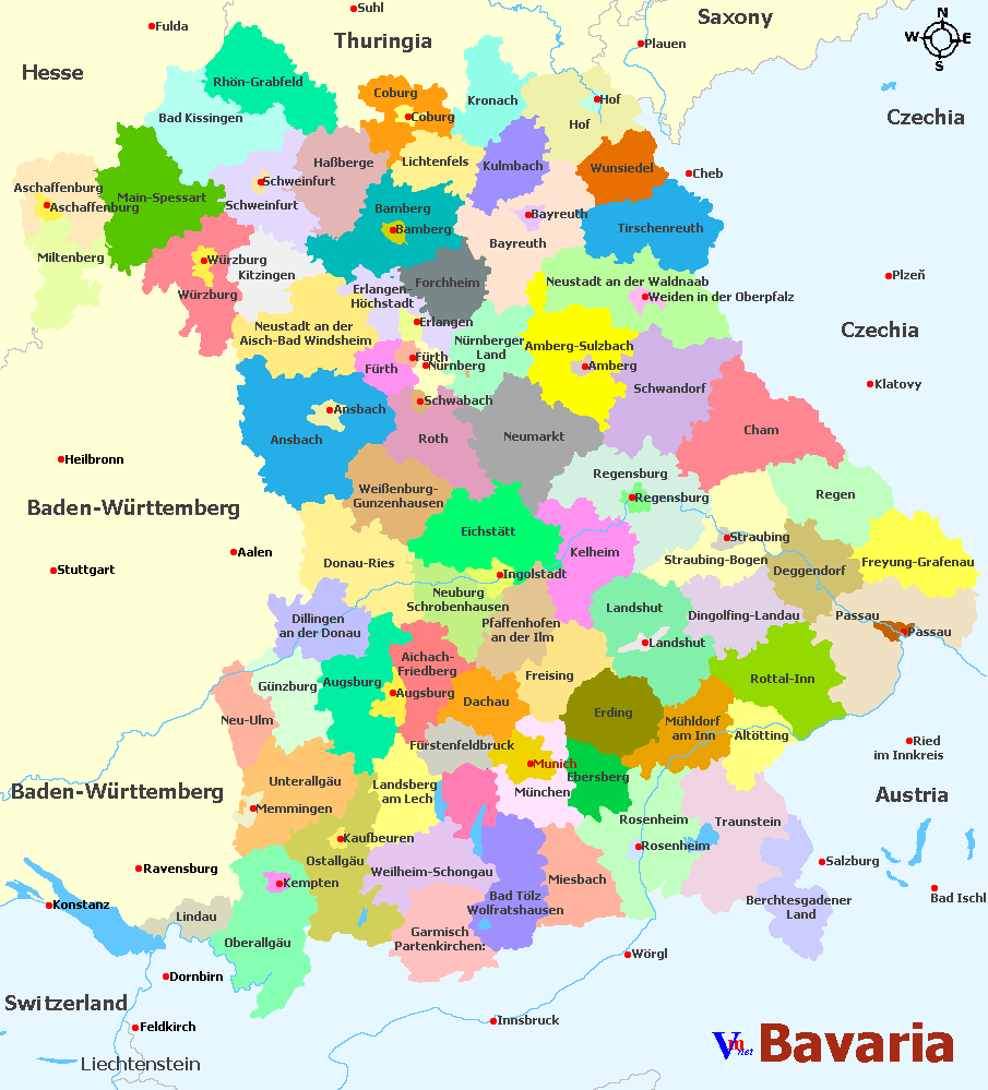Bavaria Map