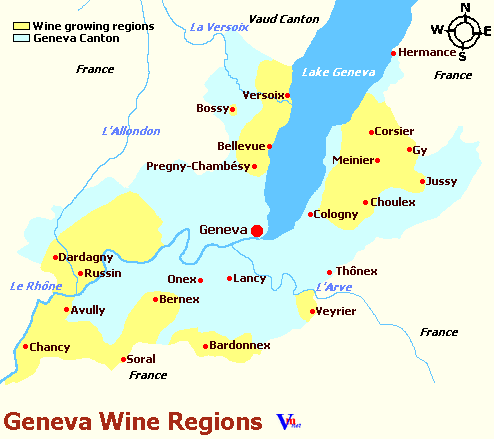 Map of Geneva