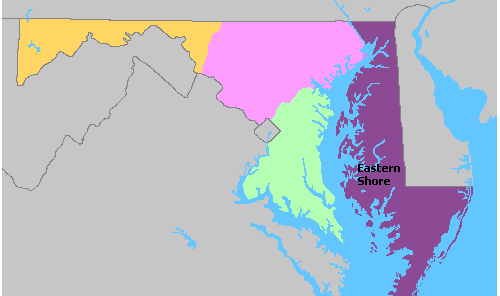 Eastern Shore Wine Region in Maryland USA
