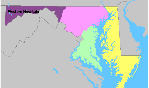 Western Mountain Wine Region in Maryland USA