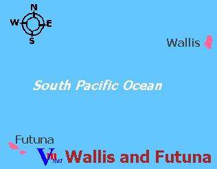 Map of Wallis and Futuna